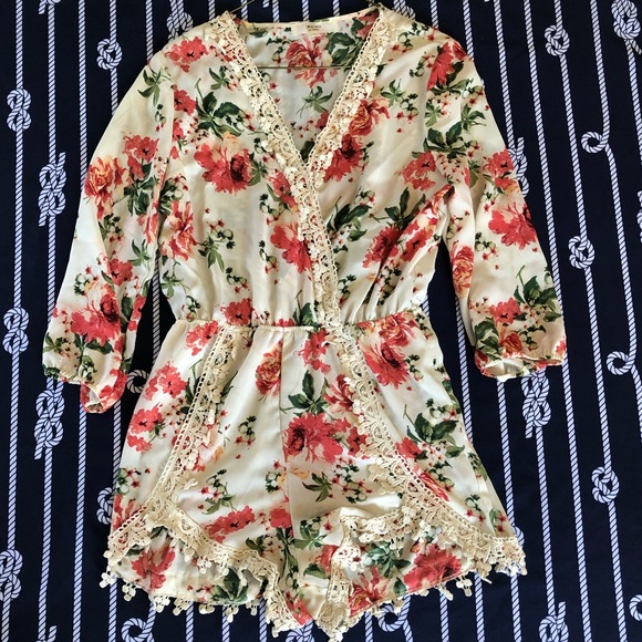 Other - Floral romper